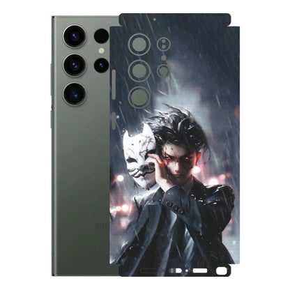 Samsung A/S Series Phone Skins (All Models) - Kimestsu No Yaiba Anime - Matte Finish (M-154) Samsung Galaxy S23 Ultra (5G)