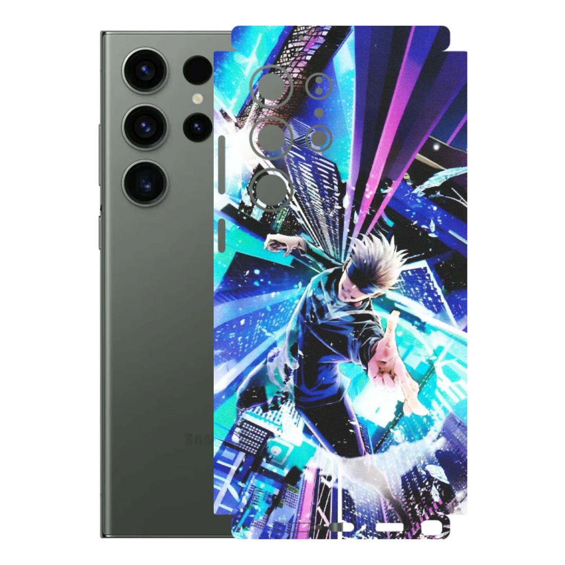 Samsung A/S Series Phone Skins (All Models) - Manga Action Jujustu Kaisen Anime - Matte Finish (M-155) Samsung Galaxy S23 Ultra (5G)