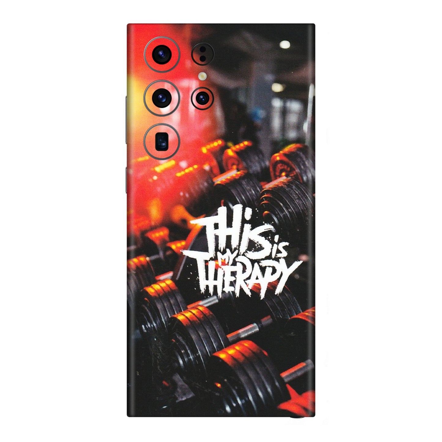 Samsung A/S Series Phone Skins (All Models) - GYM Lover Therapy - Matte Finish (M-160) Samsung Galaxy S23 Ultra (5G)