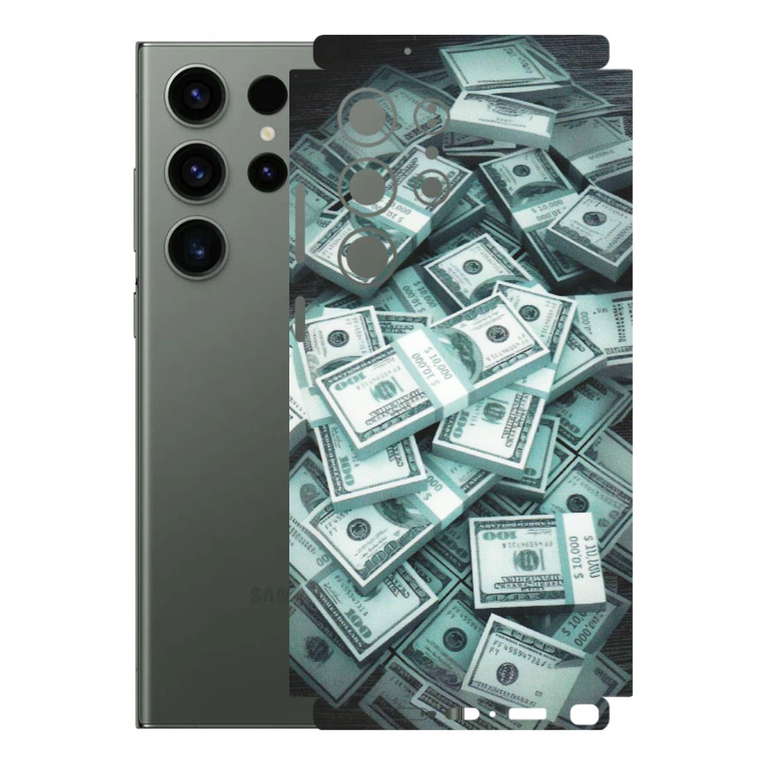 Samsung A/S Series Phone Skins (All Models) - Hundred Dollar Bill - Matte Finish (M-162) Samsung Galaxy S23 Ultra (5G)