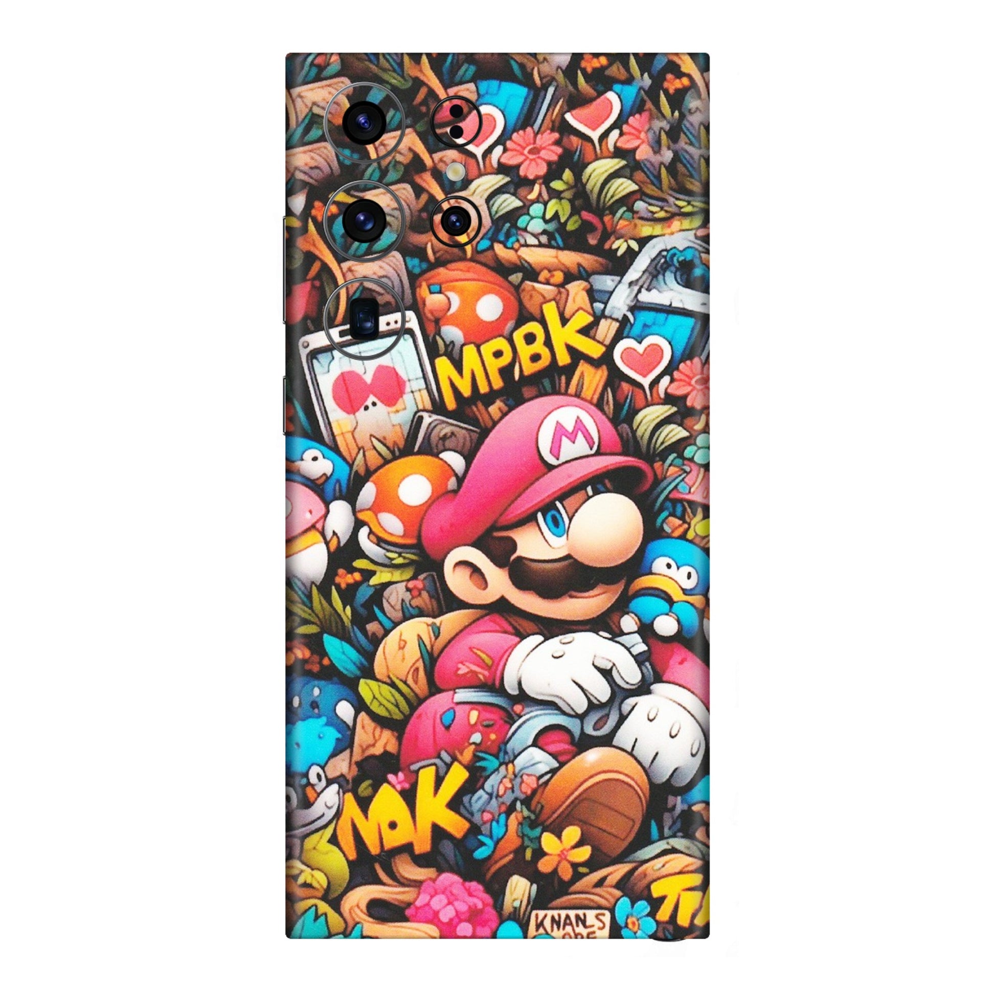Samsung A/S Series Phone Skins (All Models) - Super Mario Bros Artistic - Matte Finish (M-173) Samsung Galaxy S23 Ultra (5G)