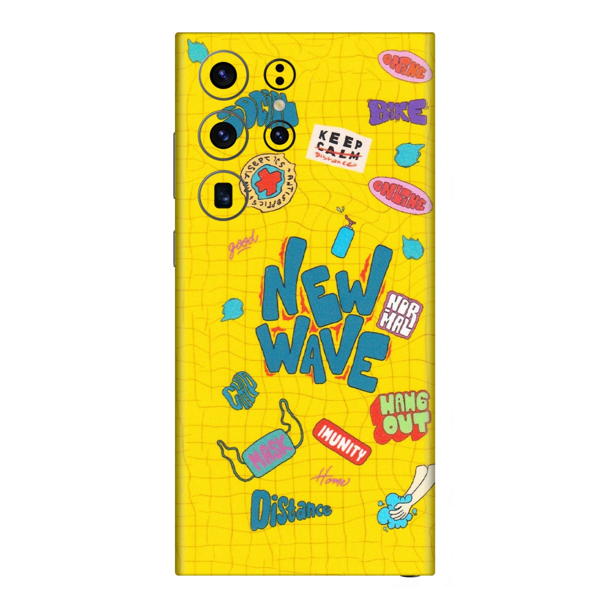 Samsung A/S Series Phone Skins (All Models) - New Wave Life - Matte Finish (M-17) Samsung Galaxy S23 Ultra (5G)