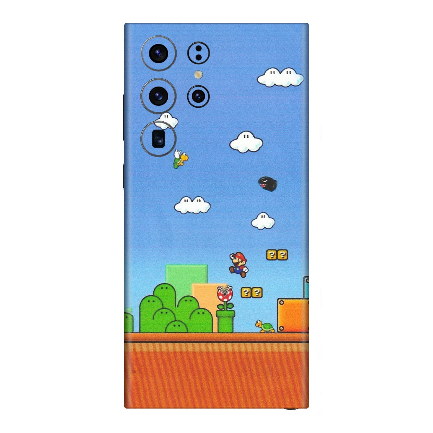 Samsung A/S Series Phone Skins (All Models) - Mario Game Scene - Matte Finish (M-24) Samsung Galaxy S23 Ultra (5G)