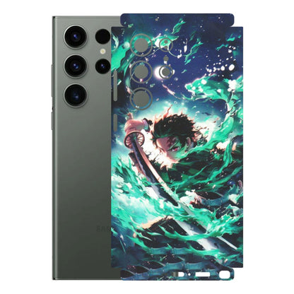 Samsung A/S Series Phone Skins (All Models) - Sword Fighter Anime - Matte Finish (M-29) Samsung Galaxy S23 Ultra (5G)