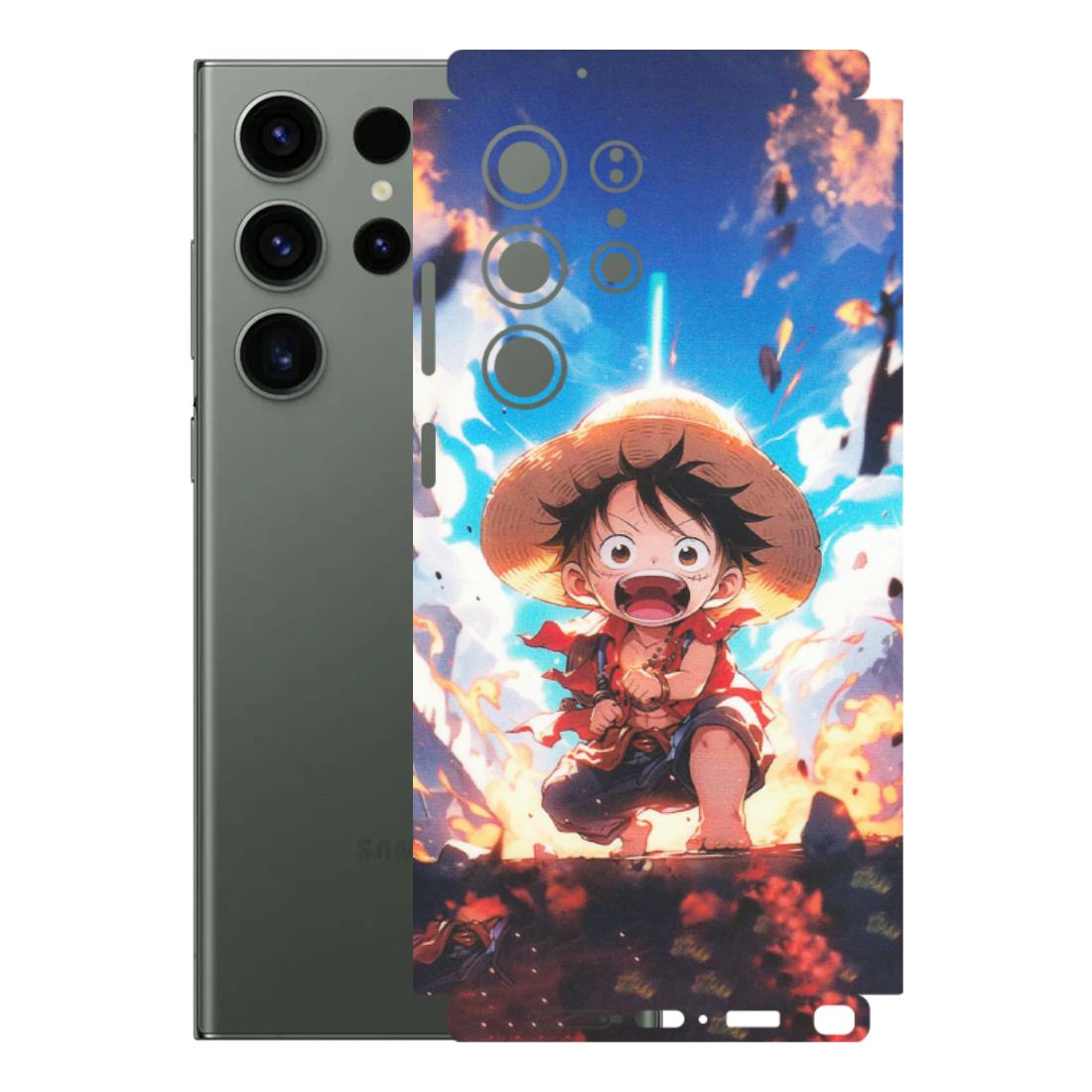 Samsung A/S Series Phone Skins (All Models) - Toon One Piece Cute Character - Matte Finish (M-35) Samsung Galaxy S23 Ultra (5G)