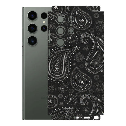 Samsung A/S Series Phone Skins (All Models) - Black Sober Kerry - Matte Finish (M-37) Samsung Galaxy S23 Ultra (5G)