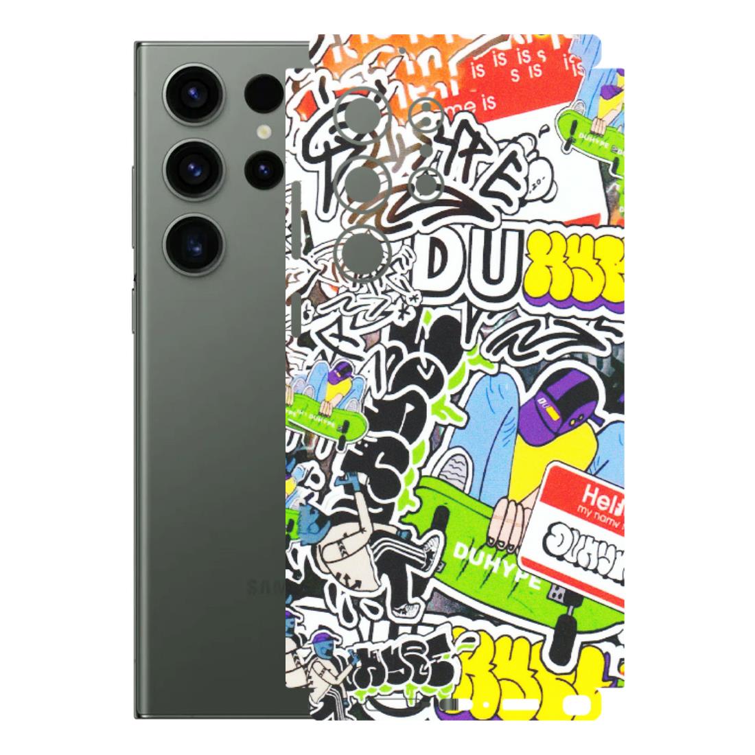 Samsung A/S Series Phone Skins (All Models) - Dope Graffiti - Matte Finish (M-61) Samsung Galaxy S23 Ultra (5G)