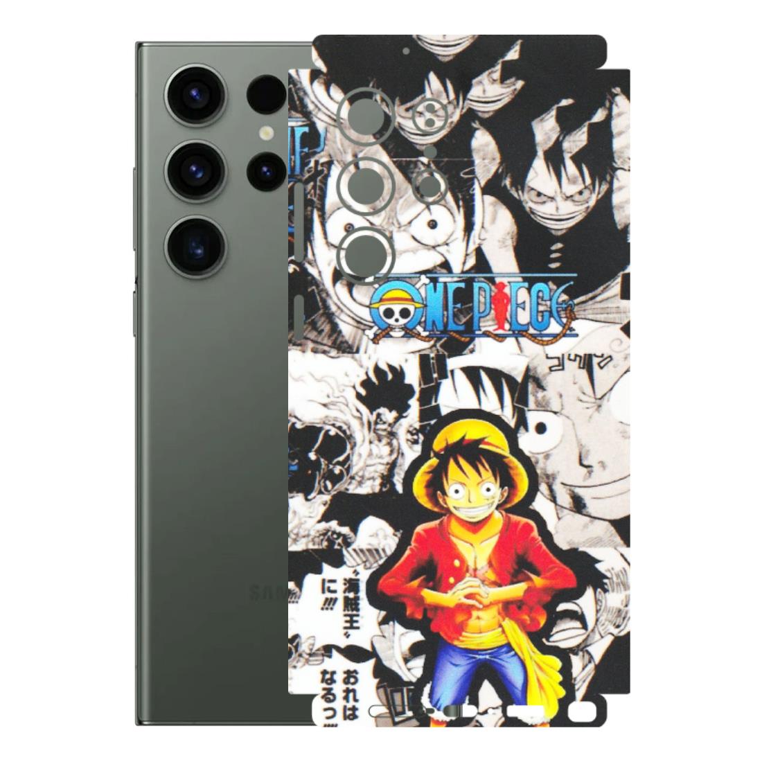 Samsung A/S Series Phone Skins (All Models) - One Piece B&W - Matte Finish (M-63) Samsung Galaxy S23 Ultra (5G)