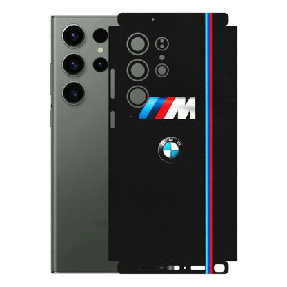 Samsung A/S Series Phone Skins (All Models) - Styling With Black BMW - Matte Finish (M-74) Samsung Galaxy S23 Ultra (5G)