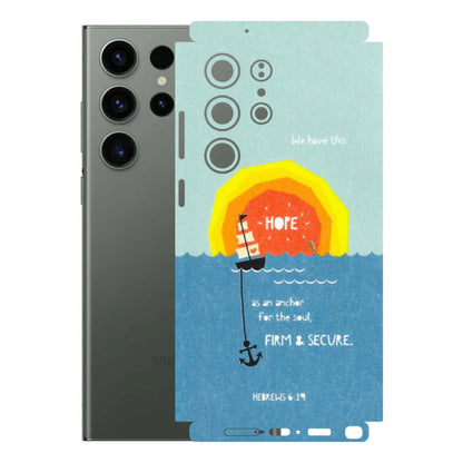 Samsung A/S Series Phone Skins (All Models) - A Beautiful Sunset of Hope - Matte Finish (M-75) Samsung Galaxy S23 Ultra (5G)