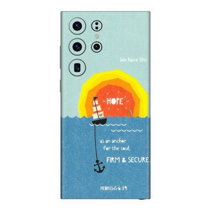 Samsung A/S Series Phone Skins (All Models) - A Beautiful Sunset of Hope - Matte Finish (M-75) Samsung Galaxy S23 Ultra (5G)