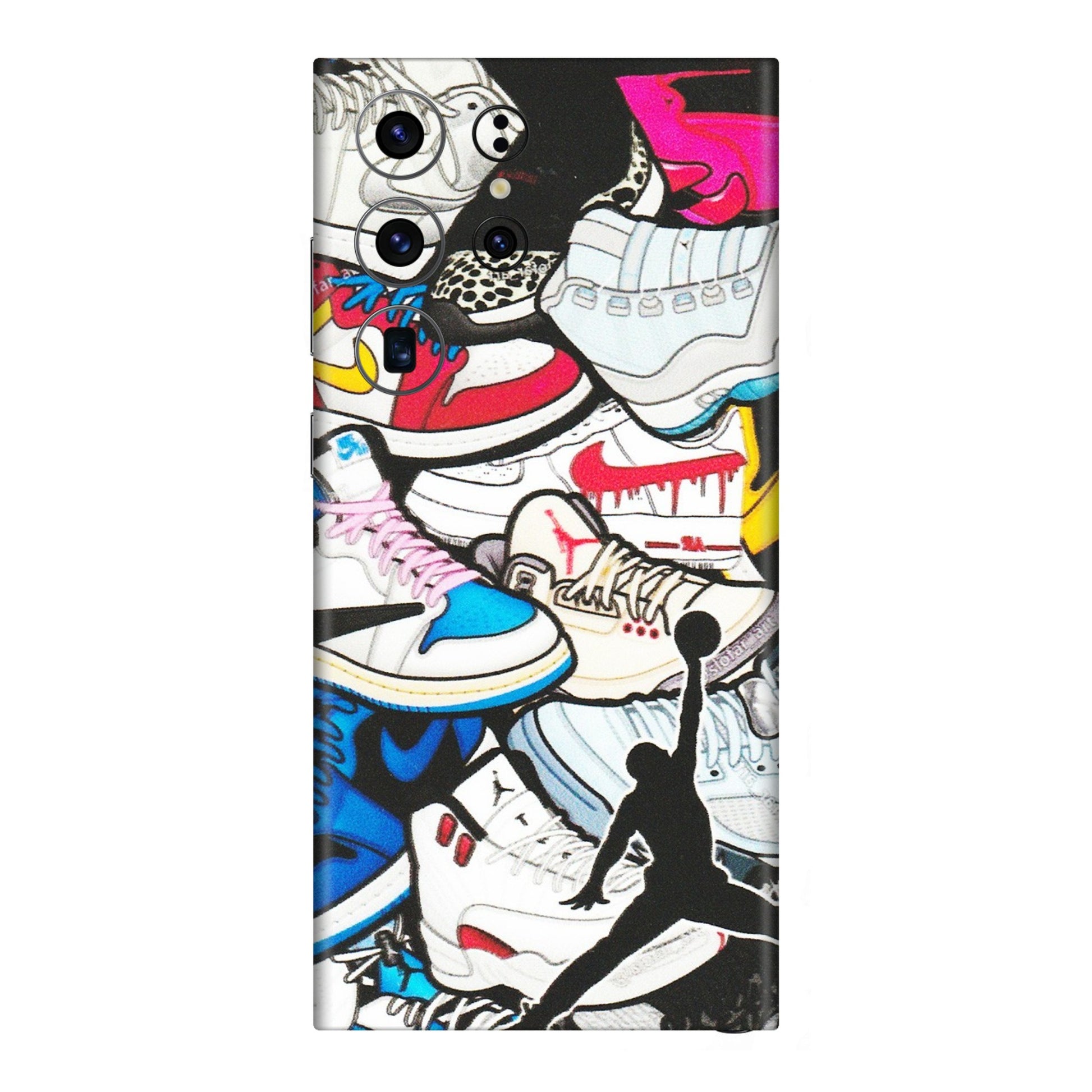 Samsung A/S Series Phone Skins (All Models) - Jordan Sneakers Fan - Matte Finish (M-80) Samsung Galaxy S23 Ultra (5G)
