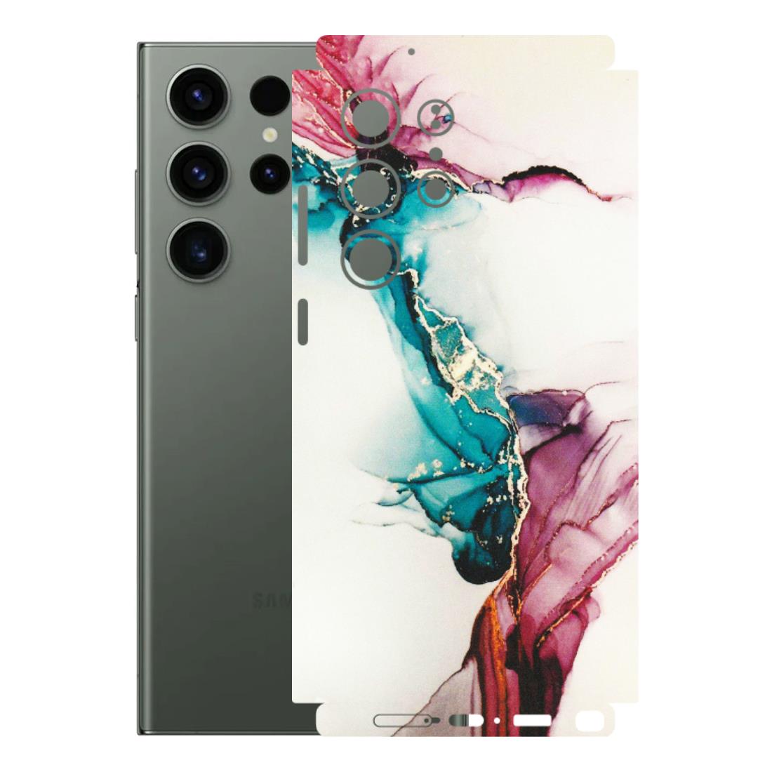 Samsung A/S Series Phone Skins (All Models) - Elegant Marble - Matte Finish (M-81) Samsung Galaxy S23 Ultra (5G)