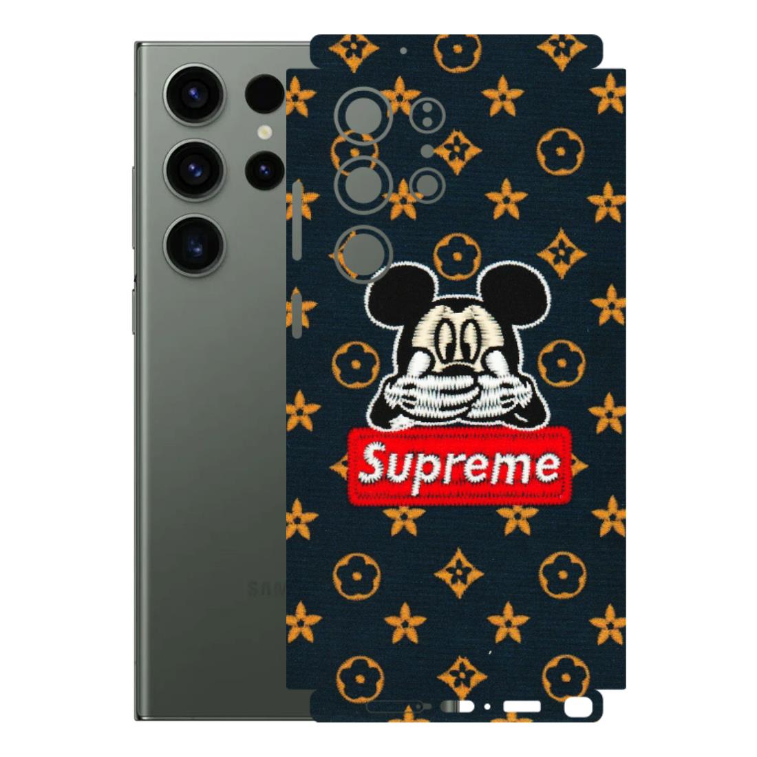 Samsung A/S Series Phone Skins (All Models) - Mickey Supreme - Matte Finish (M-83) Samsung Galaxy S23 Ultra (5G)