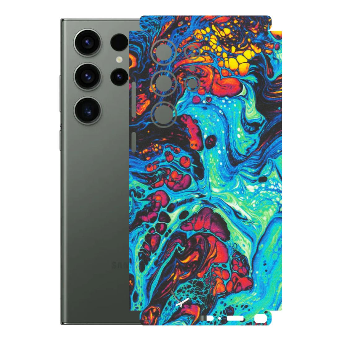 Samsung A/S Series Phone Skins (All Models) - Majestic Galactic Marbel - Matte Finish (M-85) Samsung Galaxy S23 Ultra (5G)