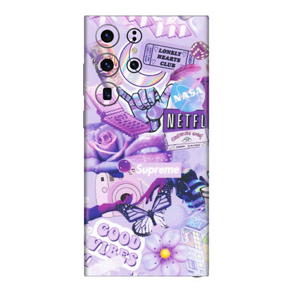 Samsung A/S Series Phone Skins (All Models) - Supreme Purple Magic - Matte Finish (M-88) Samsung Galaxy S23 Ultra (5G)