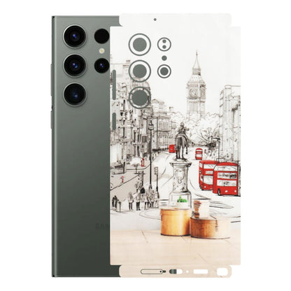 Samsung A/S Series Phone Skins (All Models) - London Street - Transparent Finish (T-02) Samsung Galaxy S23 Ultra (5G)