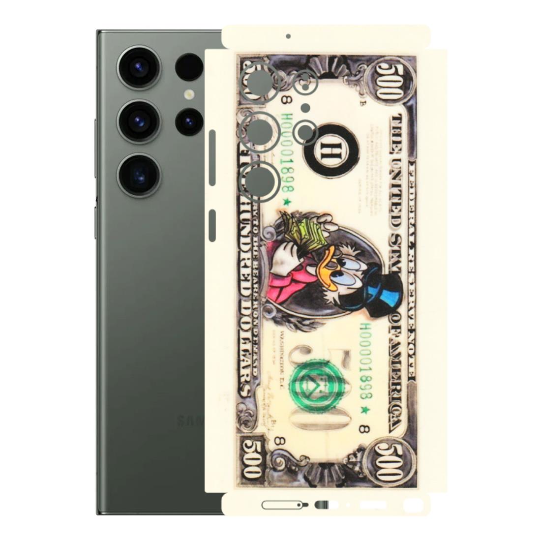 Samsung A/S Series Phone Skins (All Models) - Five Hundred Dollar Duck - Transparent Finish (T-15) Samsung Galaxy S23 Ultra (5G)