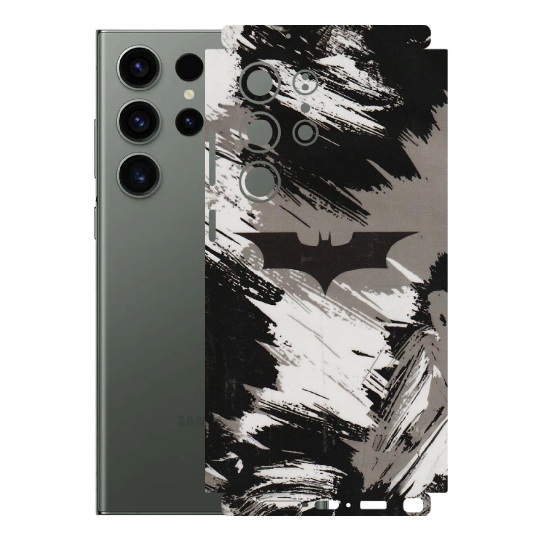 Samsung A/S Series Phone Skins (All Models) - Batman Fleece DC - Transparent Finish (T-19) Samsung Galaxy S23 Ultra (5G)