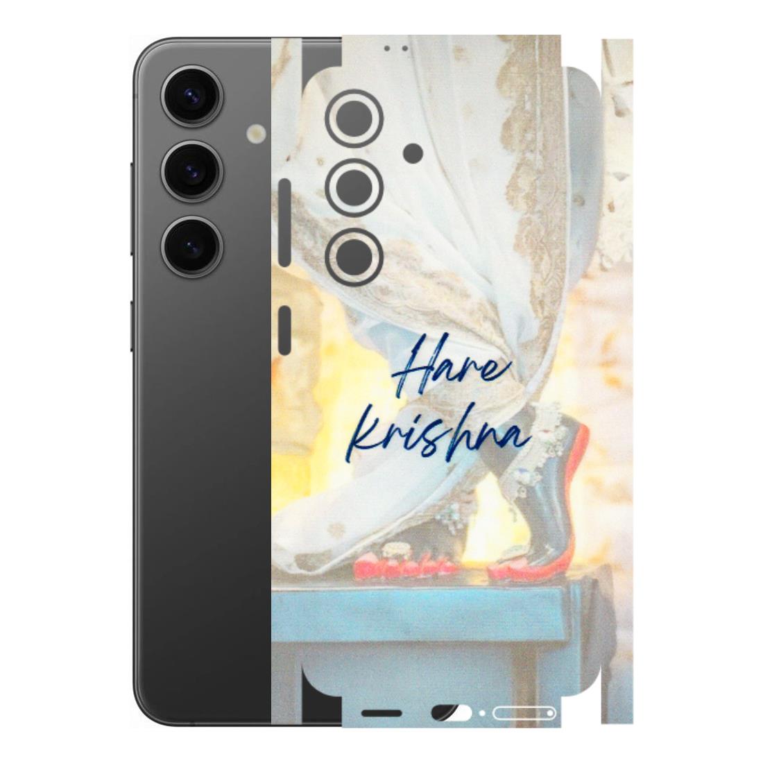 Samsung A/S Series Phone Skins (All Models) - Hare Krishna - 3D Embossed Finish (L-03) Samsung Galaxy S24 (5G)