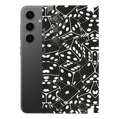 Samsung A/S Series Phone Skins (All Models) - Big Black Dices - 3D Embossed Finish (L-106) Samsung Galaxy S24 (5G)