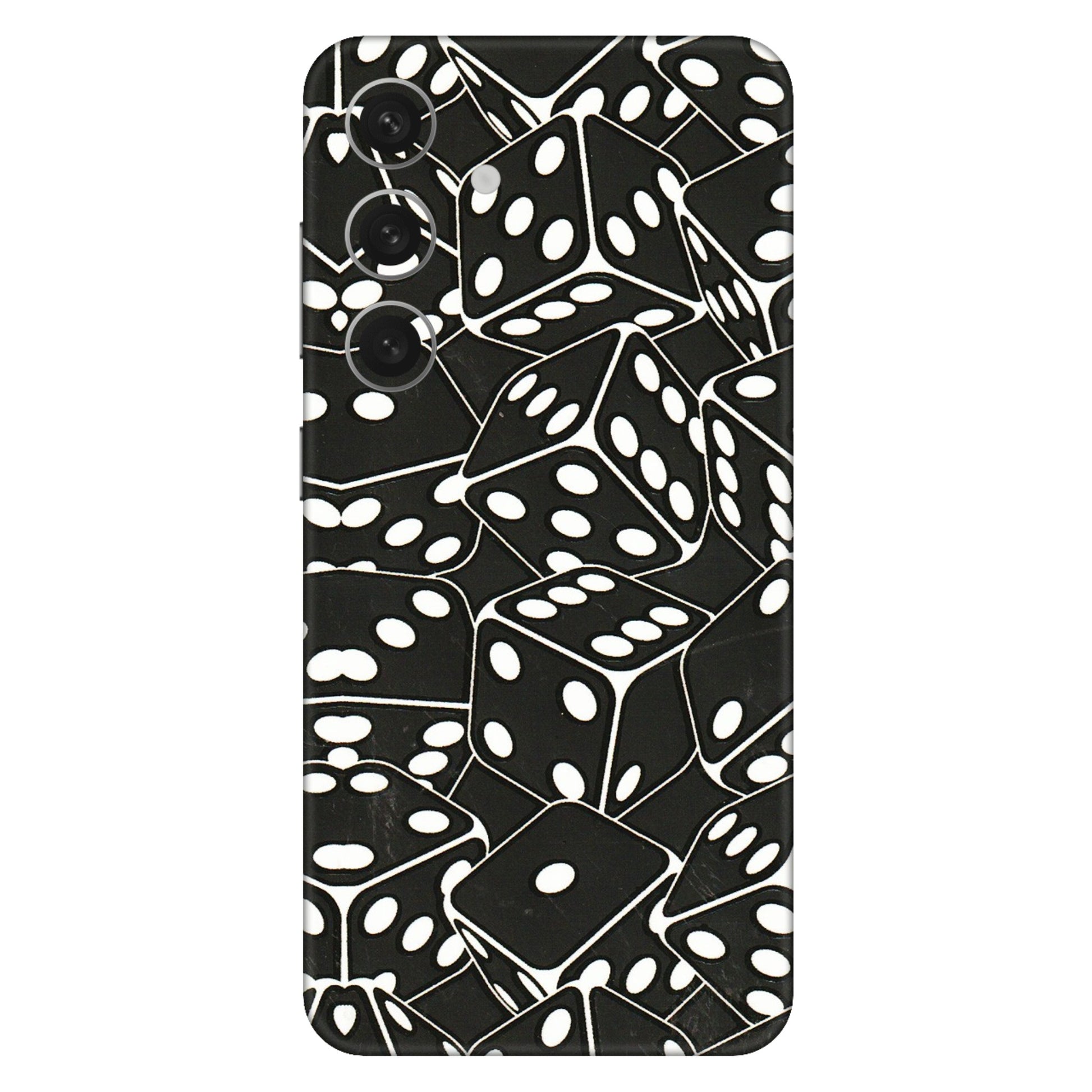 Samsung A/S Series Phone Skins (All Models) - Big Black Dices - 3D Embossed Finish (L-106) Samsung Galaxy S24 (5G)