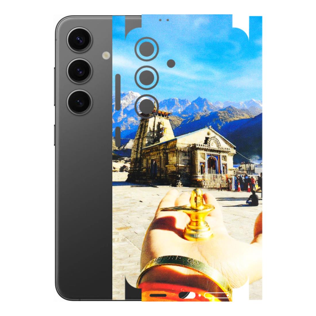Samsung A/S Series Phone Skins (All Models) - Beauty of Kedarnath - 3D Embossed Finish (L-108) Samsung Galaxy S24 (5G)