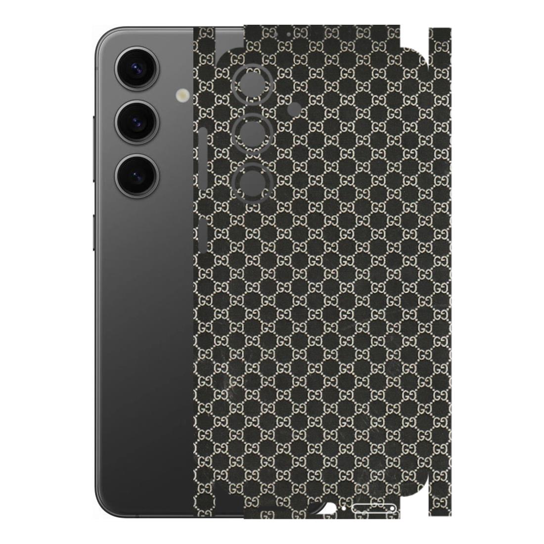 Samsung A/S Series Phone Skins (All Models) - Black G Print - 3D Embossed Finish (L-109) Samsung Galaxy S24 (5G)