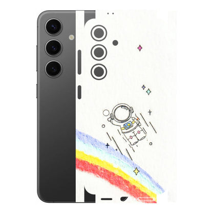Samsung A/S Series Phone Skins (All Models) - Milkyway Astronaut - 3D Embossed Finish (L-110) Samsung Galaxy S24 (5G)
