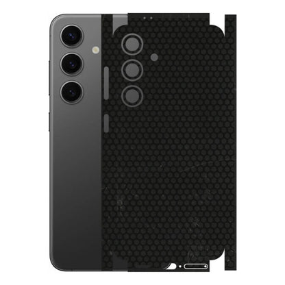 Samsung A/S Series Phone Skins (All Models) - Black honeycomb - 3D Embossed Finish (L-114) Samsung Galaxy S24 (5G)