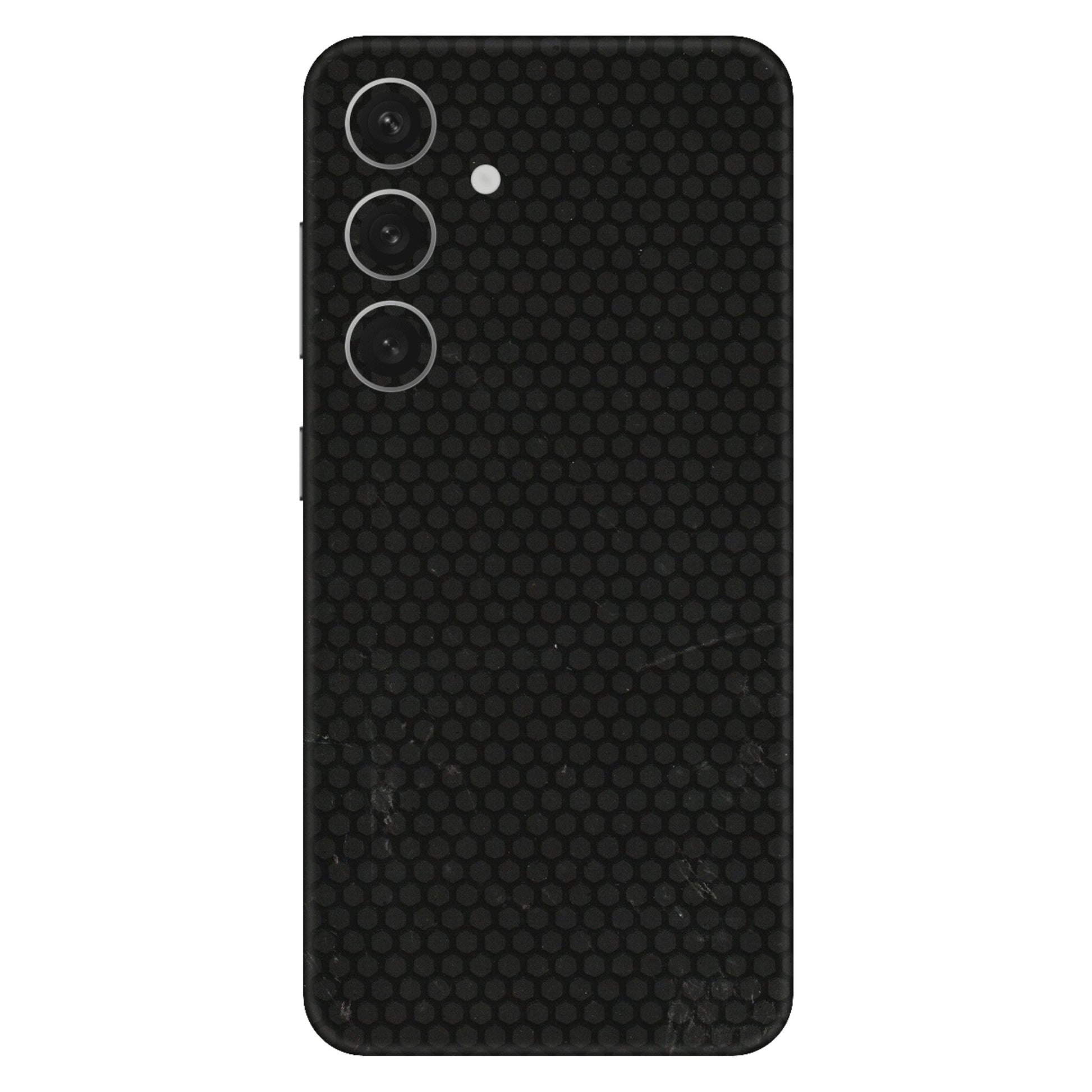 Samsung A/S Series Phone Skins (All Models) - Black honeycomb - 3D Embossed Finish (L-114) Samsung Galaxy S24 (5G)