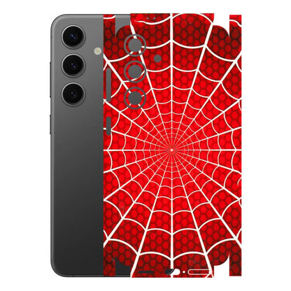 Samsung A/S Series Phone Skins (All Models) - Classic Spidey Web - 3D Embossed Finish (L-115) Samsung Galaxy S24 (5G)