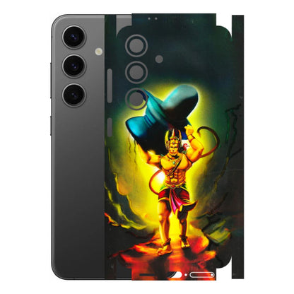 Samsung A/S Series Phone Skins (All Models) - Hanuman Ji - 3D Embossed Finish (L-128) Samsung Galaxy S24 (5G)