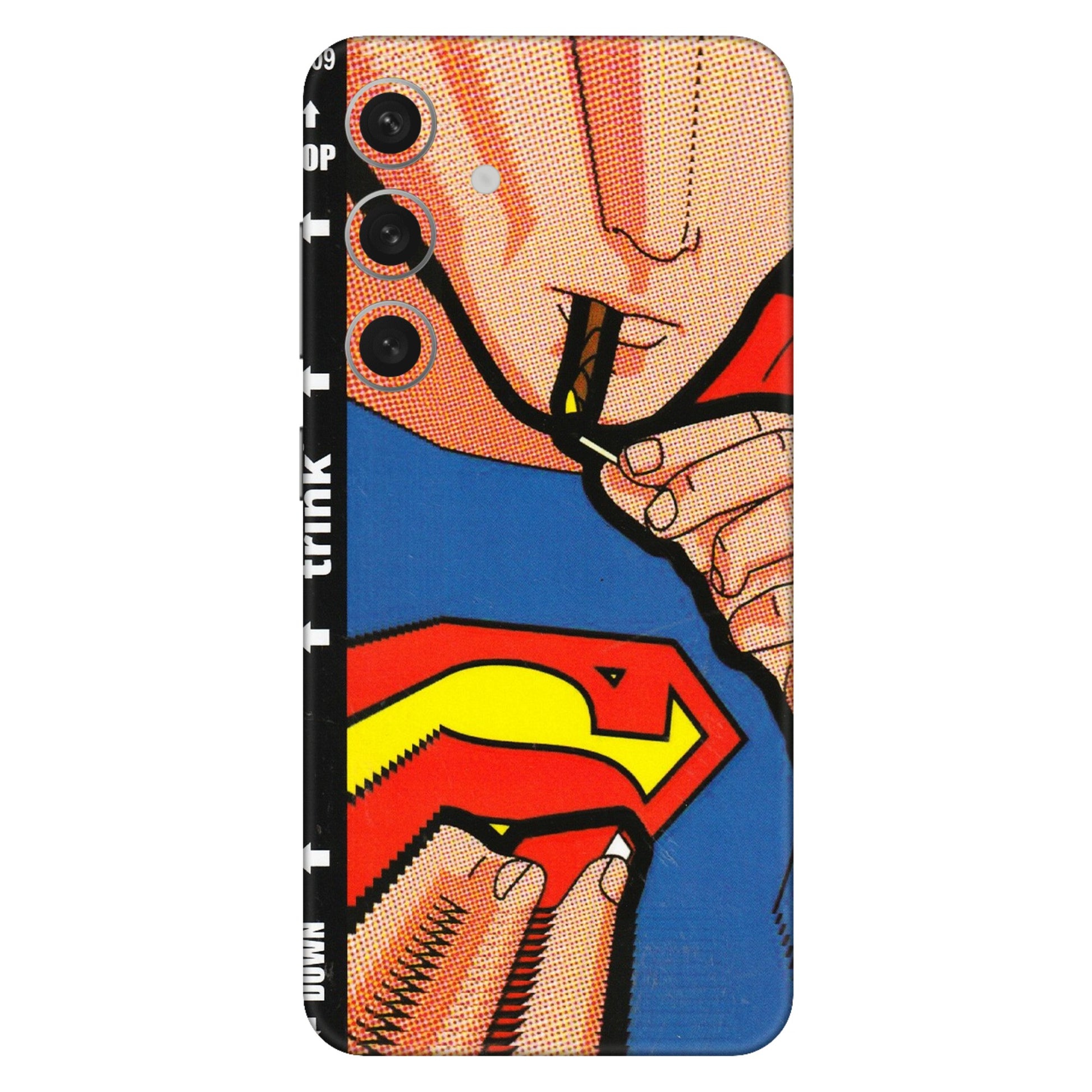 Samsung A/S Series Phone Skins (All Models) - Superman Sutta - 3D Embossed Finish (L-130) Samsung Galaxy S24 (5G)