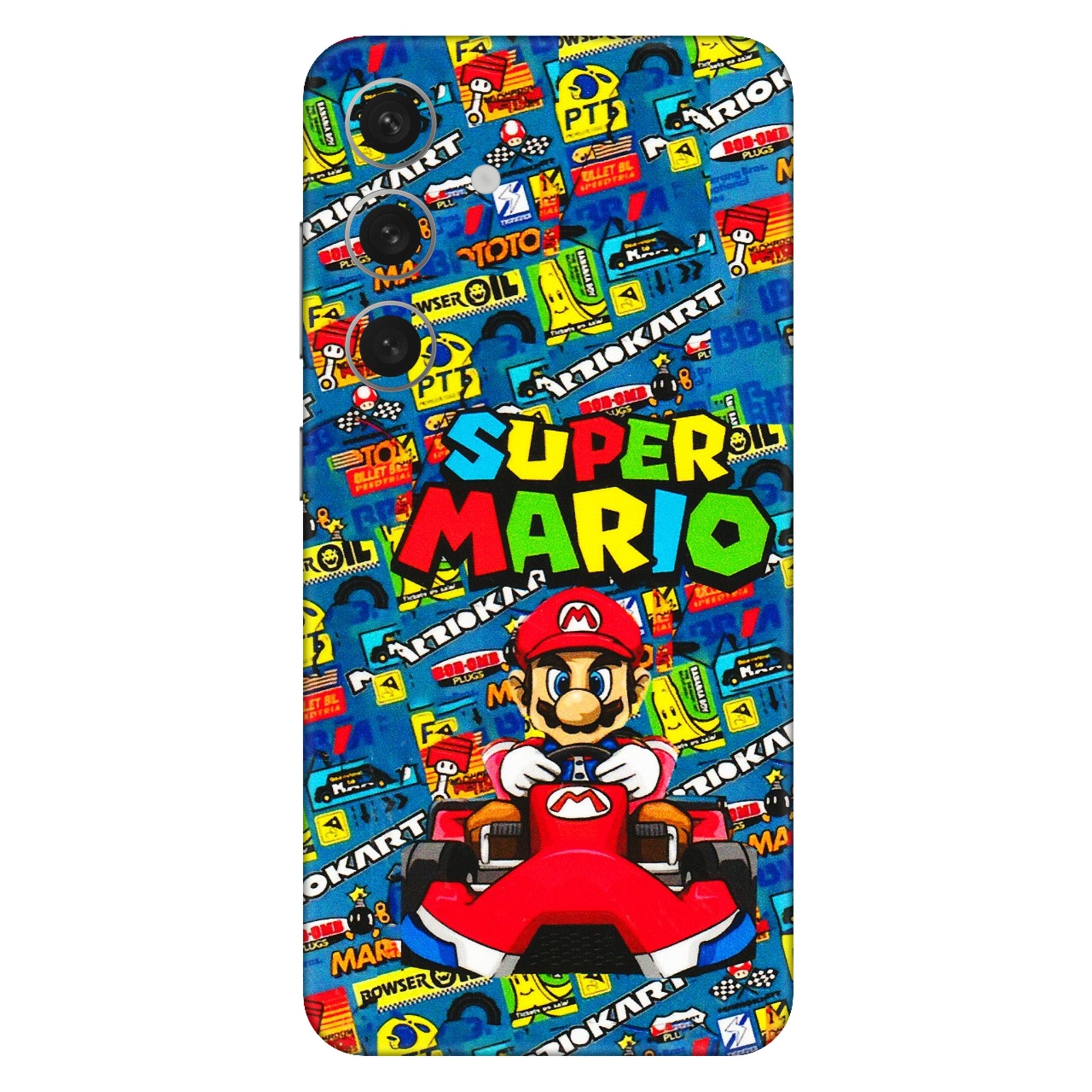 Samsung A/S Series Phone Skins (All Models) - Super Mario Kart - 3D Embossed Finish (L-140) Samsung Galaxy S24 (5G)