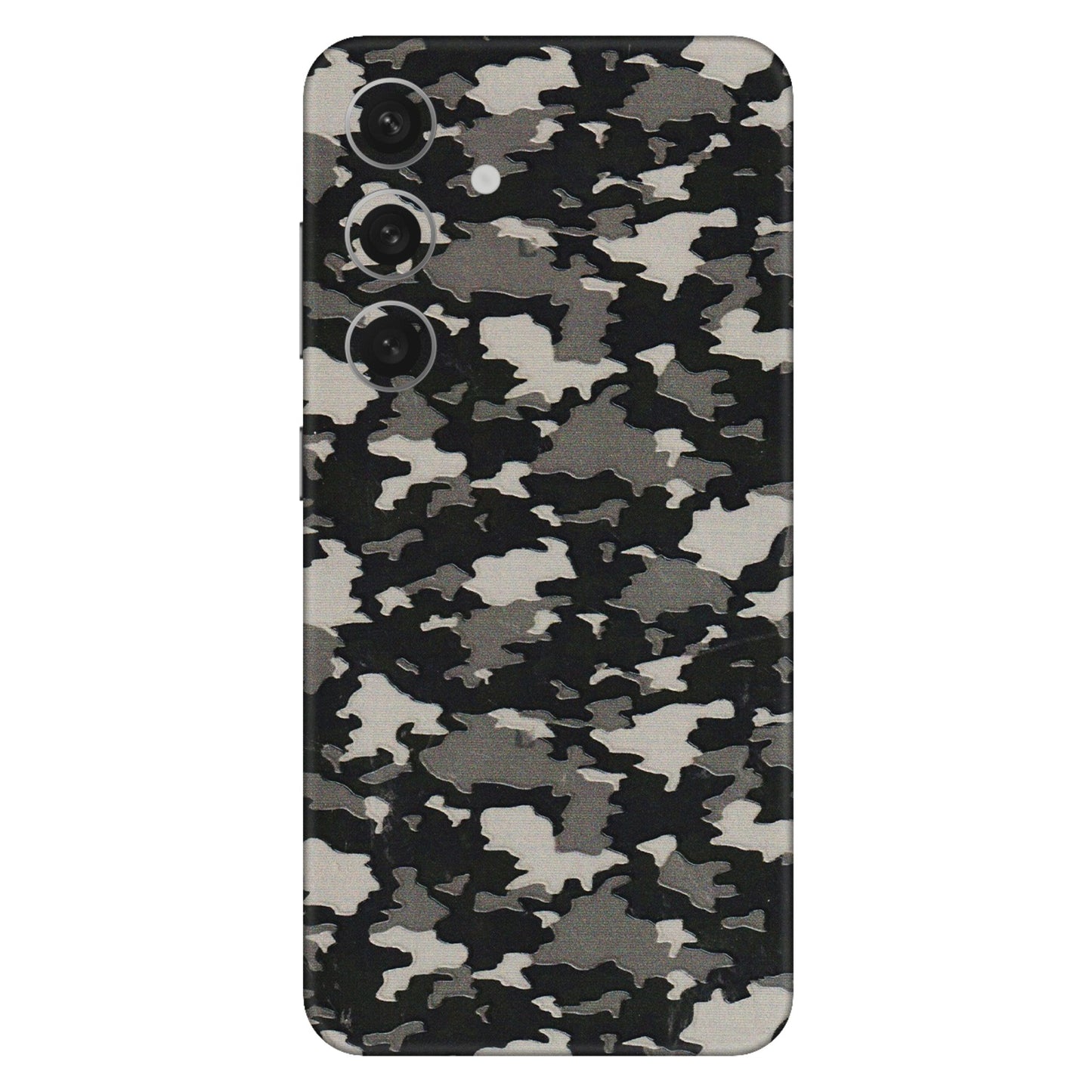 Samsung A/S Series Phone Skins (All Models) - Black/Grey Camoflaunge - 3D Embossed Finish (L-142) Samsung Galaxy S24 (5G)