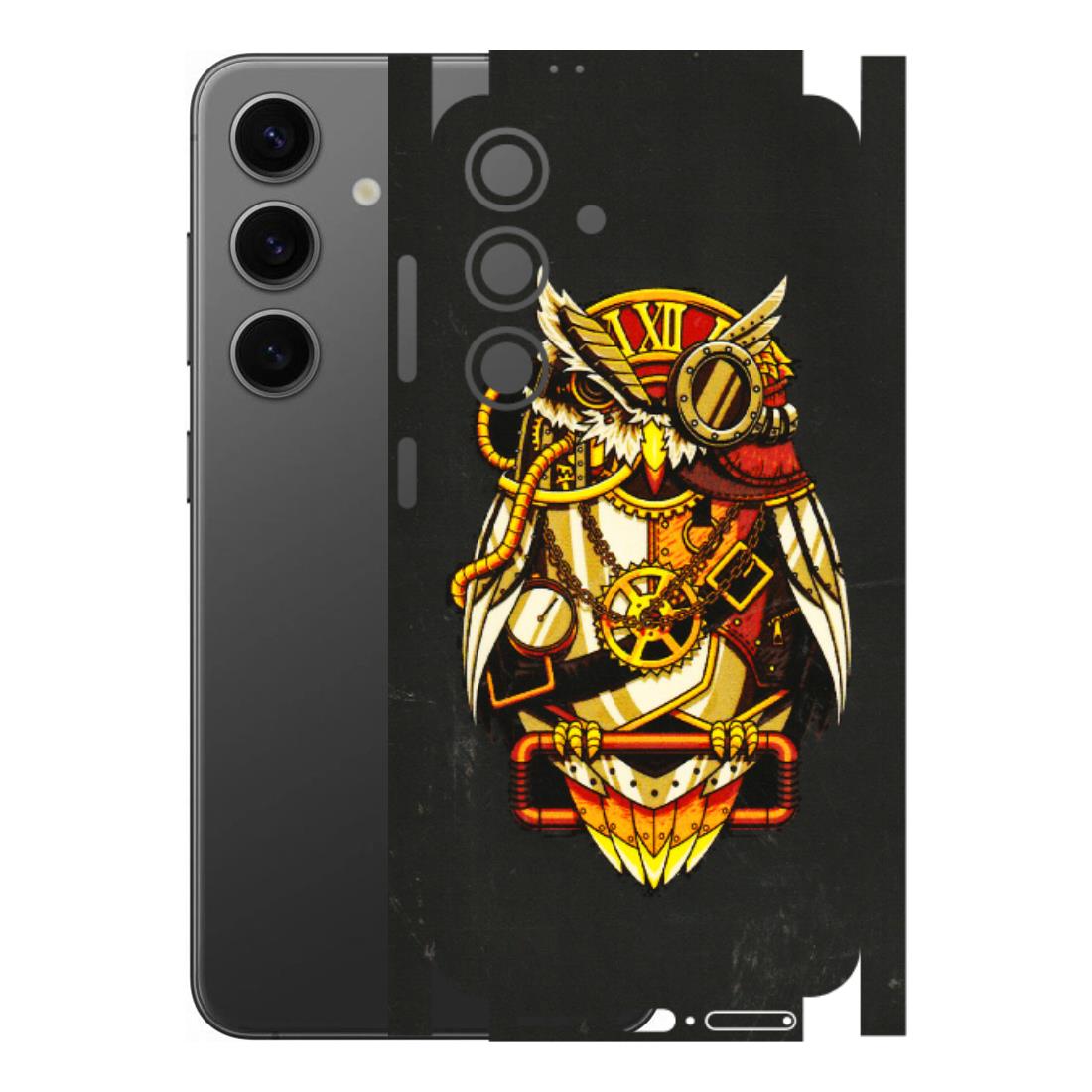 Samsung A/S Series Phone Skins (All Models) - Classy Smart Owl - 3D Embossed Finish (L-144) Samsung Galaxy S24 (5G)