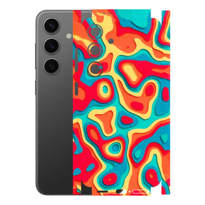 Samsung A/S Series Phone Skins (All Models) - Abstract Swirl - 3D Embossed Finish (L-150) Samsung Galaxy S24 (5G)