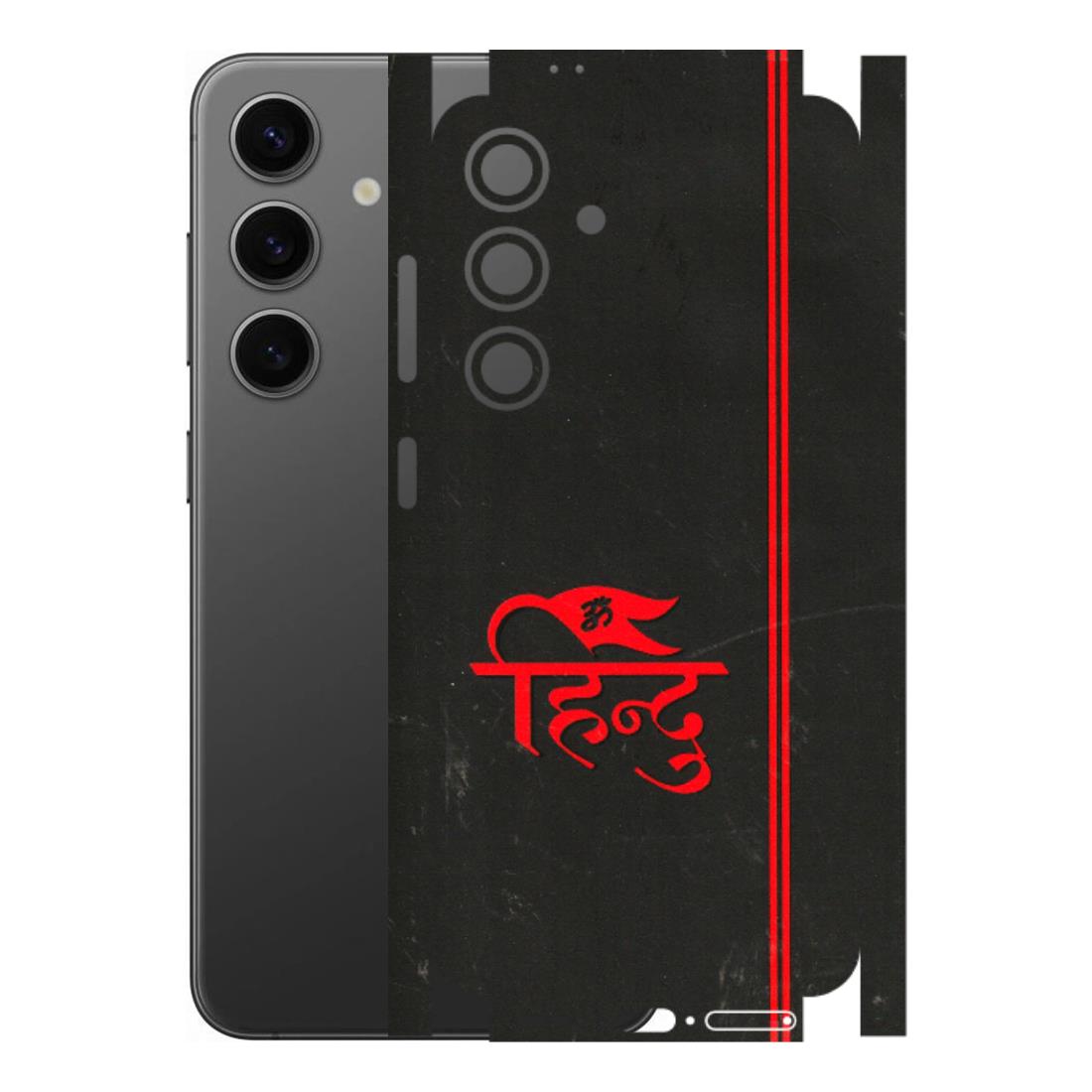 Samsung A/S Series Phone Skins (All Models) - Hindu Black - 3D Embossed Finish (L-153) Samsung Galaxy S24 (5G)