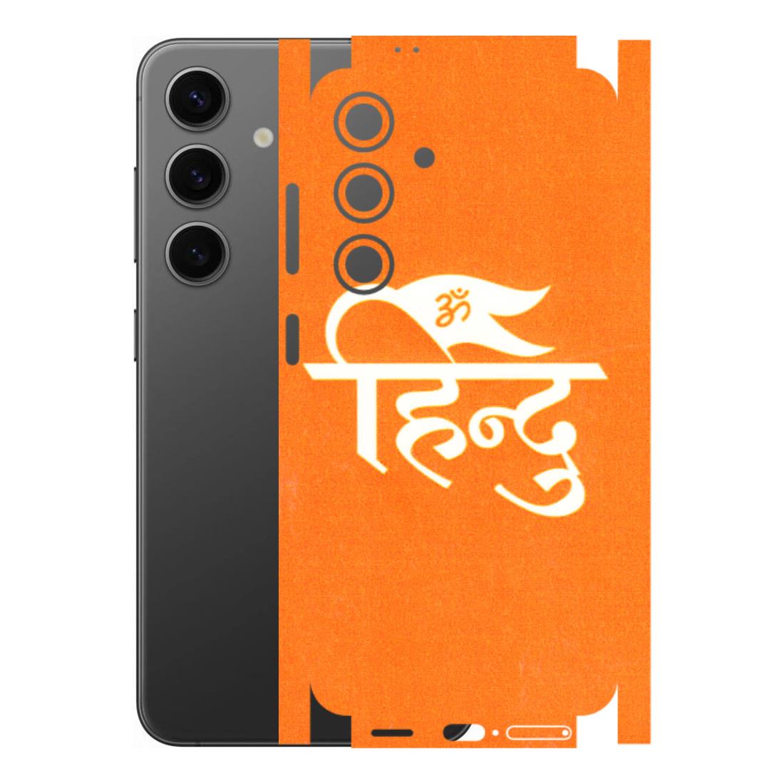 Samsung A/S Series Phone Skins (All Models) - Hindu Kesari - 3D Embossed Finish (L-154) Samsung Galaxy S24 (5G)