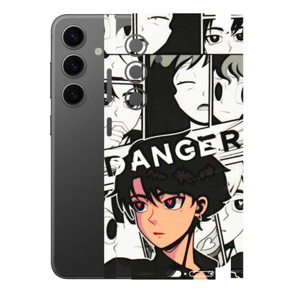 Samsung A/S Series Phone Skins (All Models) - Danger Anime - 3D Embossed Finish (L-155) Samsung Galaxy S24 (5G)