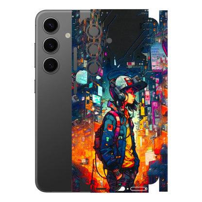 Samsung A/S Series Phone Skins (All Models) - Street Anime Guy - 3D Embossed Finish (L-158) Samsung Galaxy S24 (5G)