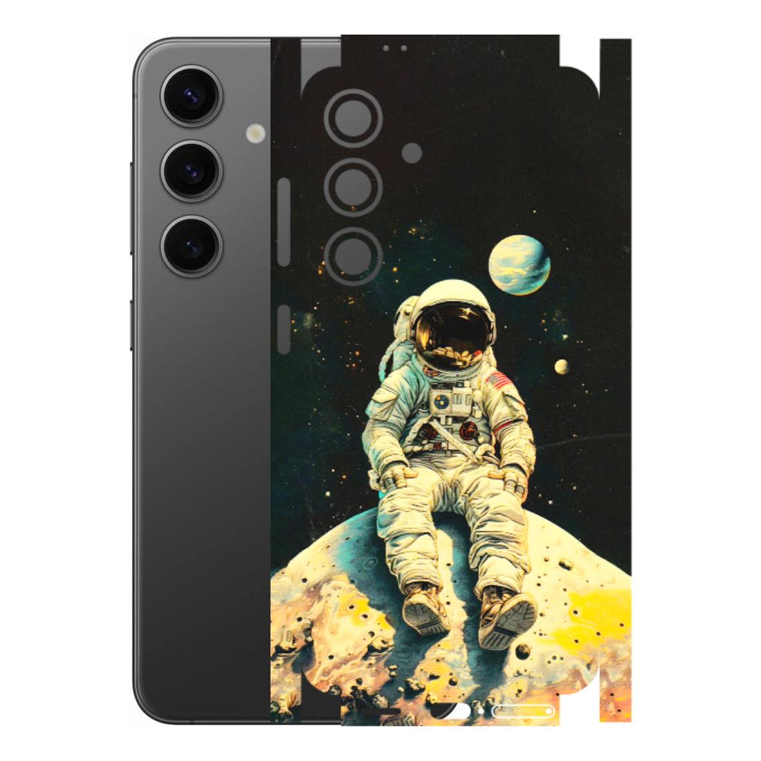 Samsung A/S Series Phone Skins (All Models) - Astronaut in Space - 3D Embossed Finish (L-16) Samsung Galaxy S24 (5G)