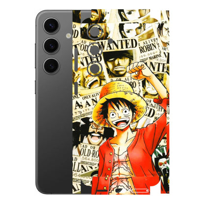 Samsung A/S Series Phone Skins (All Models) - Luffy Anime - 3D Embossed Finish (L-177) Samsung Galaxy S24 (5G)
