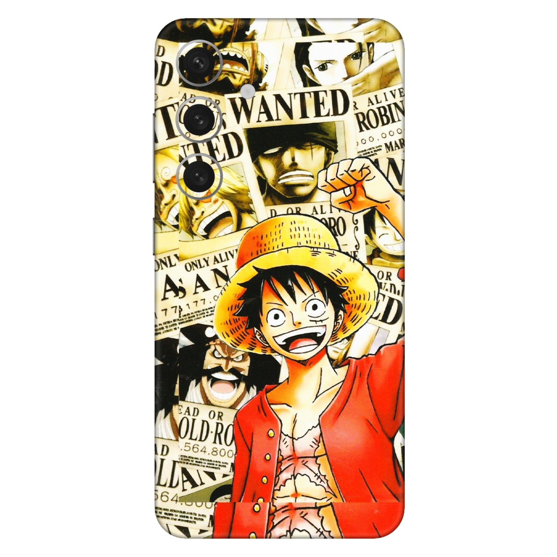 Samsung A/S Series Phone Skins (All Models) - Luffy Anime - 3D Embossed Finish (L-177) Samsung Galaxy S24 (5G)