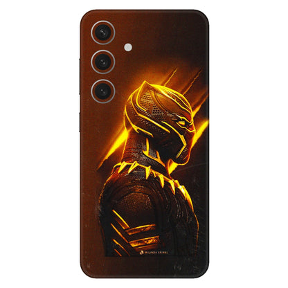 Samsung A/S Series Phone Skins (All Models) - Gold Black Panther - 3D Embossed Finish (L-181) Samsung Galaxy S24 (5G)