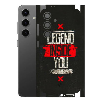 Samsung A/S Series Phone Skins (All Models) - Legend Inside You - 3D Embossed Finish (L-186) Samsung Galaxy S24 (5G)