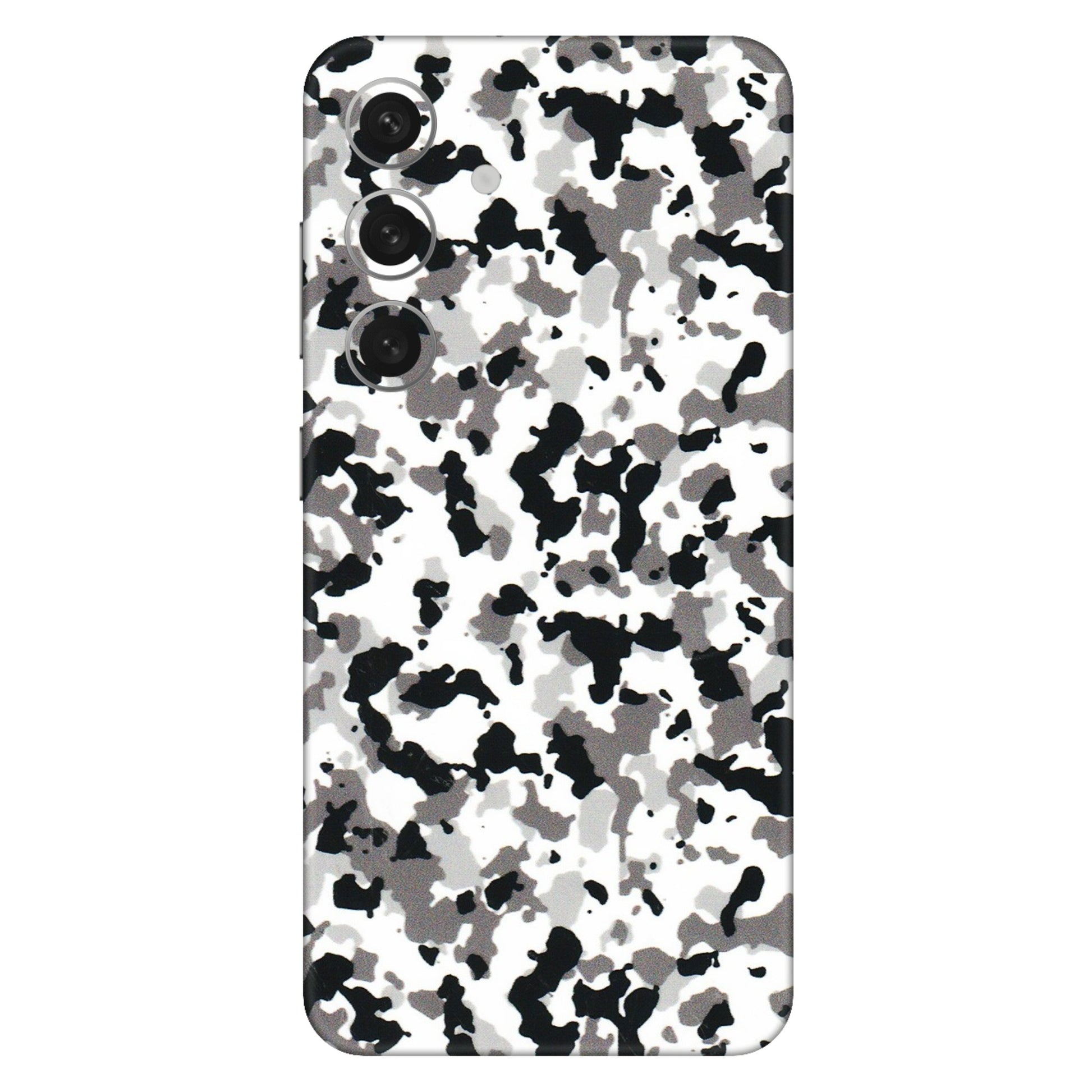 Samsung A/S Series Phone Skins (All Models) - White Black Camouflage - 3D Embossed Finish (L-18) Samsung Galaxy S24 (5G)