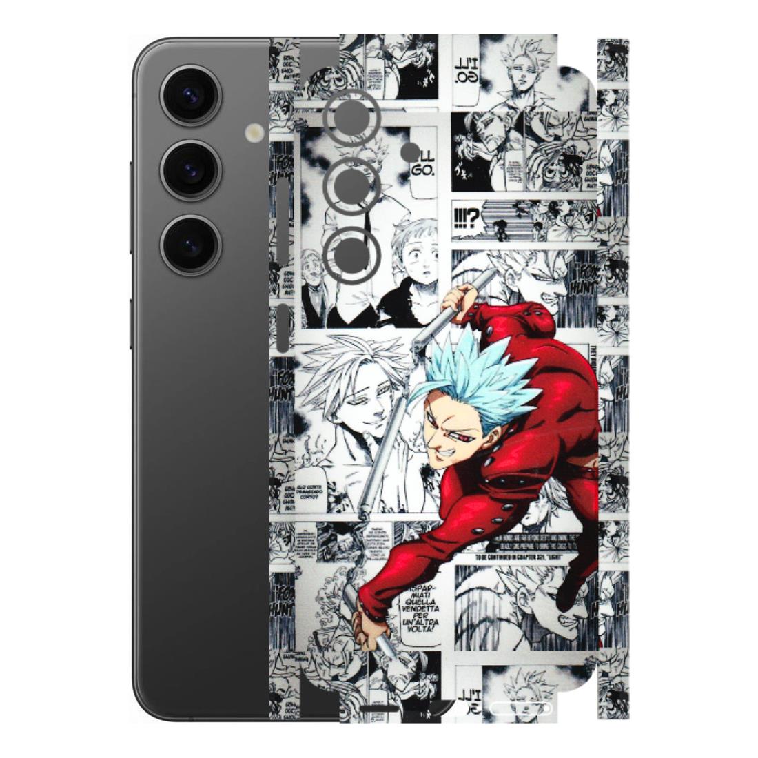 Samsung A/S Series Phone Skins (All Models) - Anime Comic - 3D Embossed Finish (L-192) Samsung Galaxy S24 (5G)