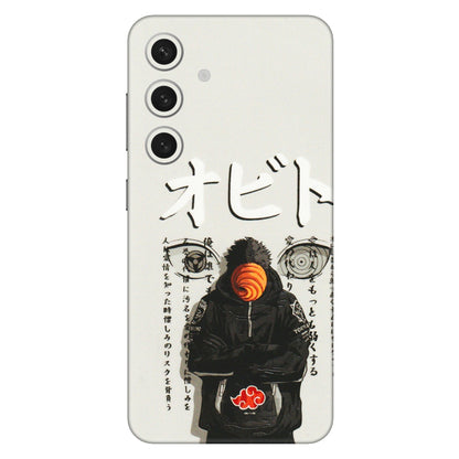 Samsung A/S Series Phone Skins (All Models) - Obito Anime Eye - 3D Embossed Finish (L-19) Samsung Galaxy S24 (5G)